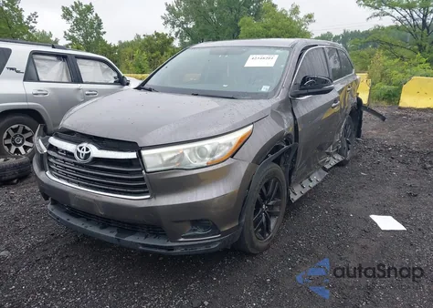 2016 Toyota Highlander Le V6 из США, поврежденный, VIN 5TDBKRFH6GS242013